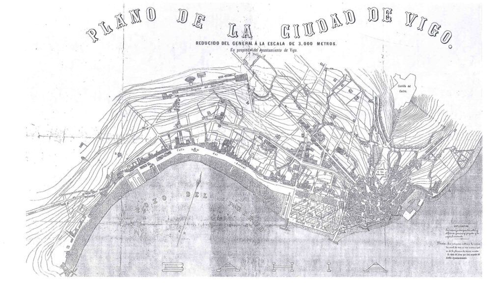 Plano de la Ciudad de Vigo 1982 - Manuel F. Soler