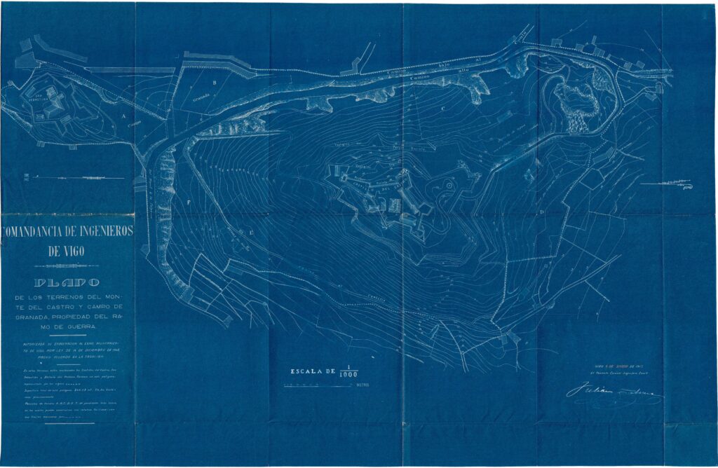 Monte de O Castro e Campo de Granada. 1917. España. Ministerio de Defensa. Archivo Intermedio Militar del Noroeste